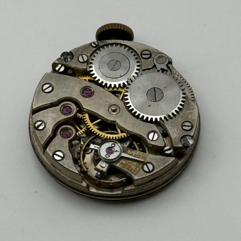 Bulla Watch Movement 17 Rubis Antimagnetic Manual Wind Vintage Parts Repair 22mm
