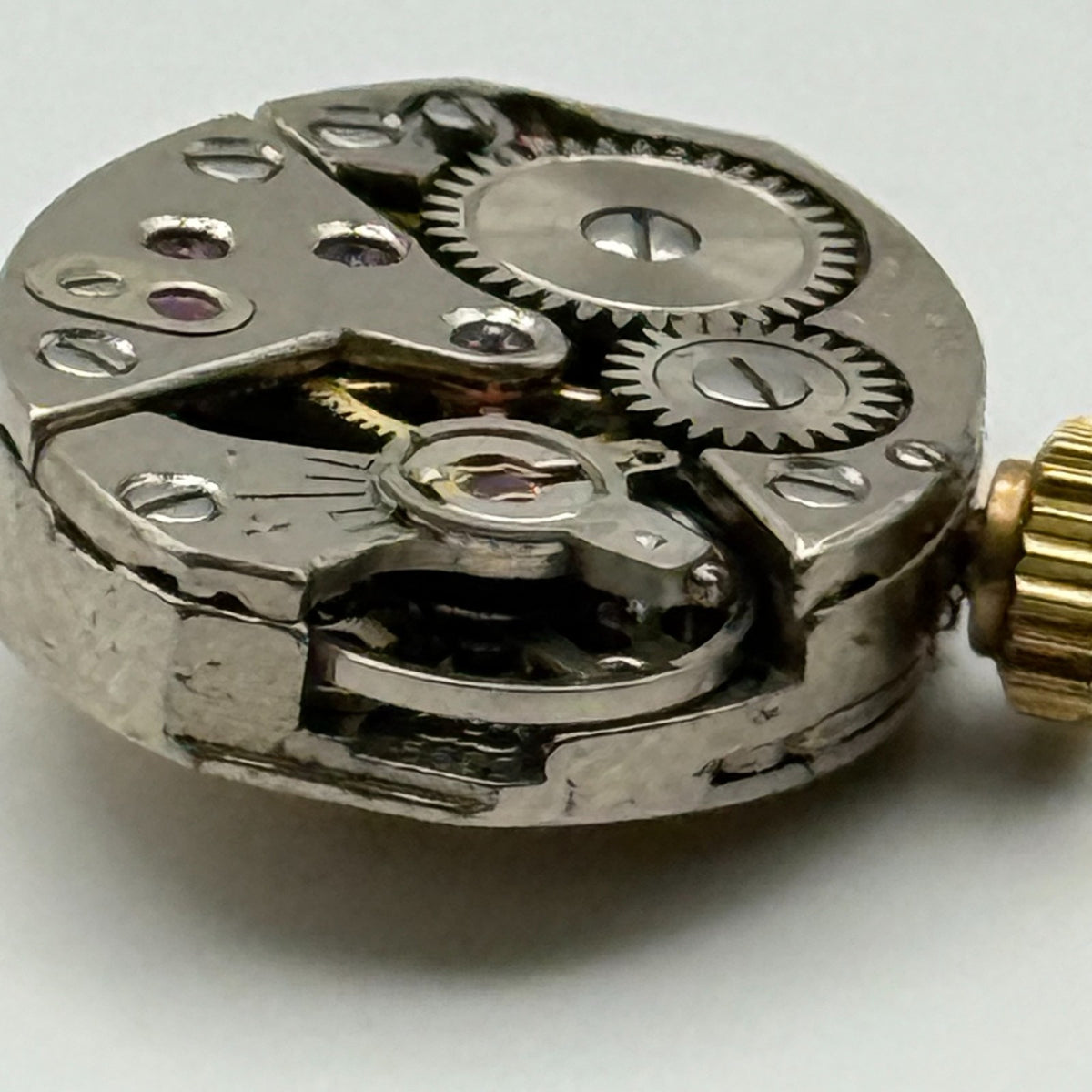 FEF 6662 Watch Movement Running Avia Swiss 17 Jewels Manual Wind Parts 15.3mm