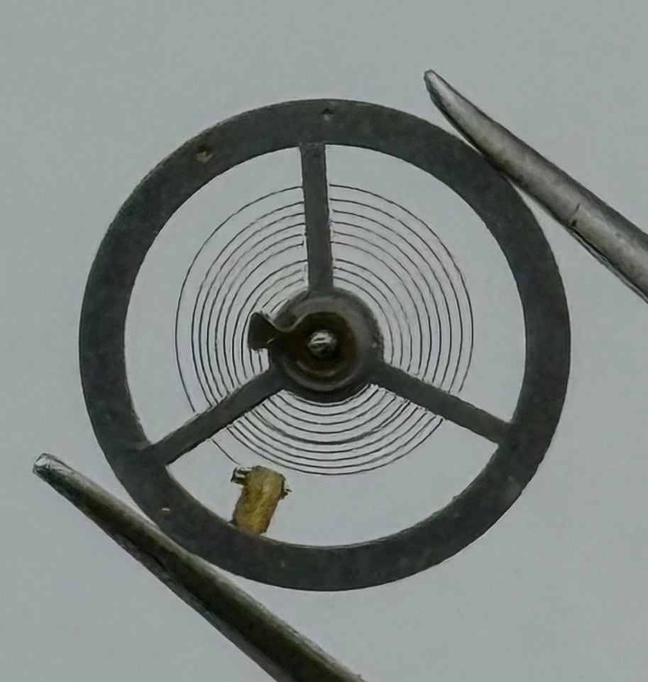 Brac 180 Balance Wheel Complete And Spring 12’’’ Pour Watch Movement Parts NOS