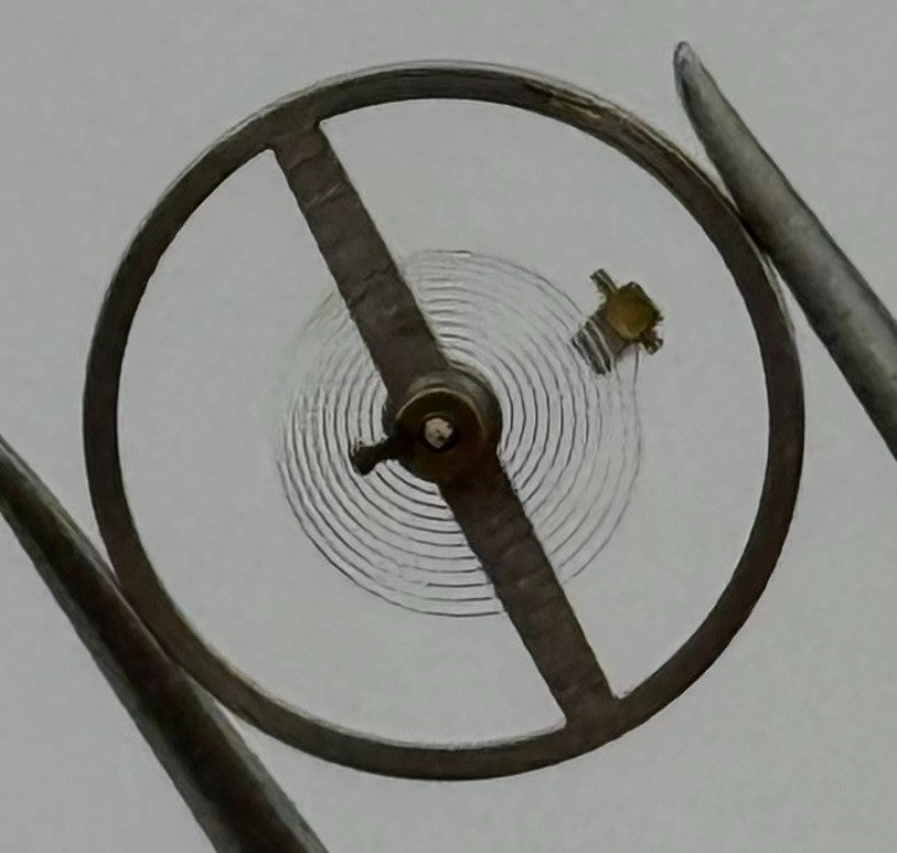 BFG 1582 Balance Wheel Complete And Spring 13½’’’ 5016 Watch Movement Parts NOS