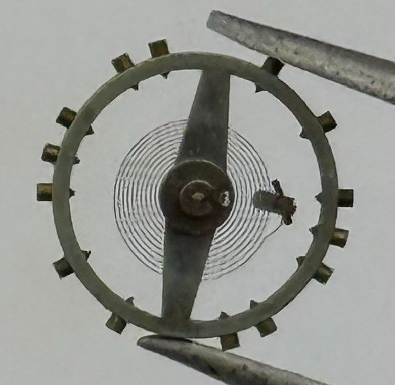 MST 381 Balance Wheel Complete And Spring 6¾ x8’’’ 69 Watch Movement Parts NOS