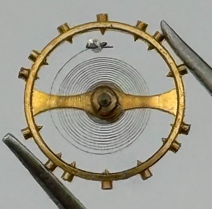Bifora 55 Balance Wheel Complete And Spring Progress 1114 Watch Movement Parts