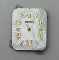Seiko 7N01-0VH8 Watch Dial Rectangular MOP Japan Spare Parts Repair 20.2mm