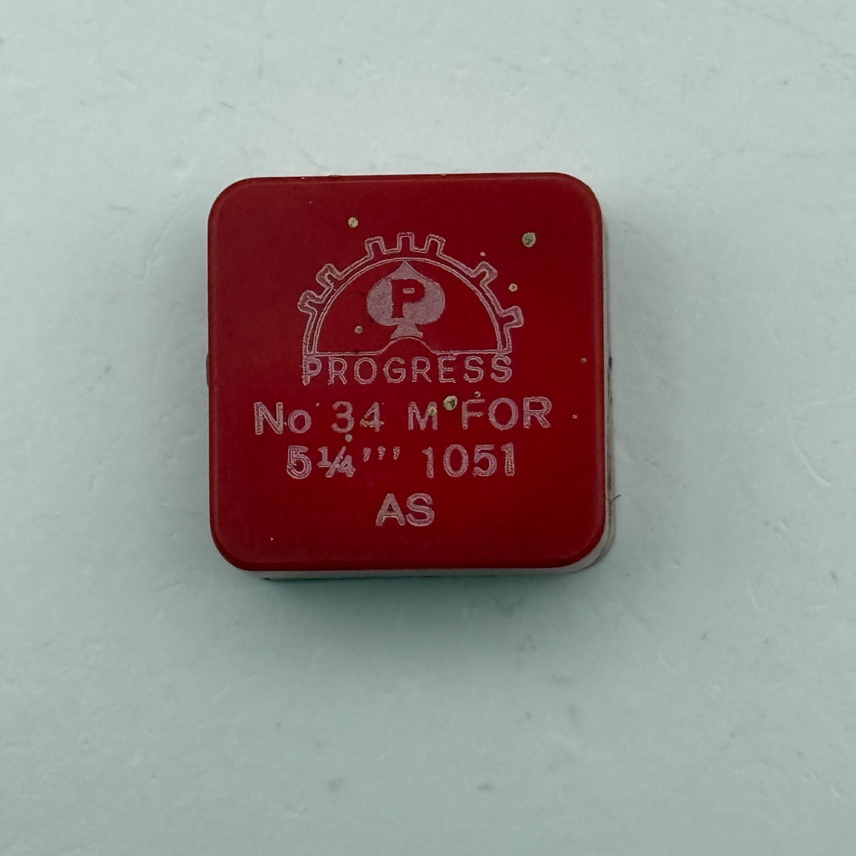 AS 1051 Balance Wheel Complete And Spring 5¼’’’ 34 M Watch Parts NOS