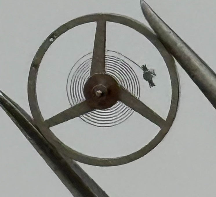 ETA 2487 Balance Wheel Complete And Spring Renata 1269 Watch Movement Parts NOS