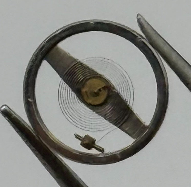 Brac 2051 Balance Wheel Complete And Spring 5½’’’ 69 M Watch Movement Parts NOS