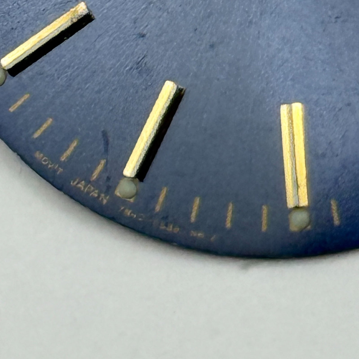 Seiko Watch Dial Black Japan Vintage Spare Parts Repair 29.4mm