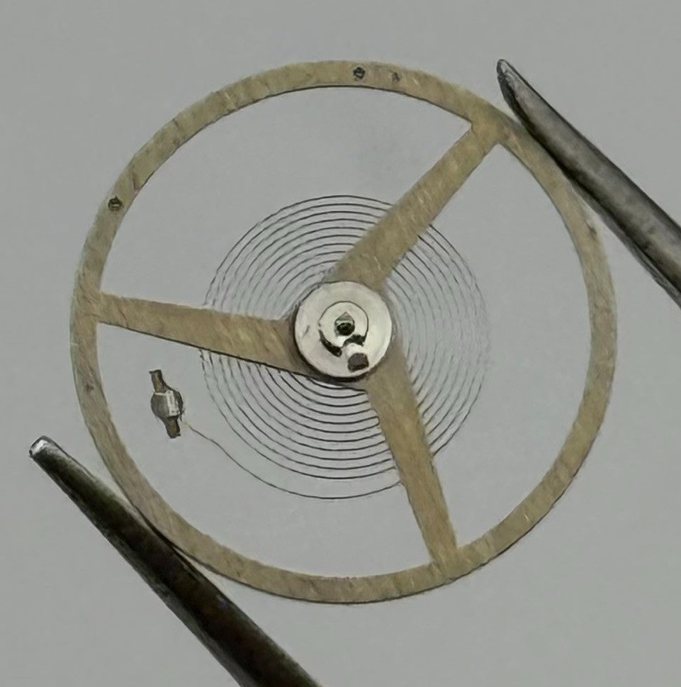Felsa 4462 Balance Wheel Complete And Spring 11½’’ 5266 Watch Movement Parts NOS