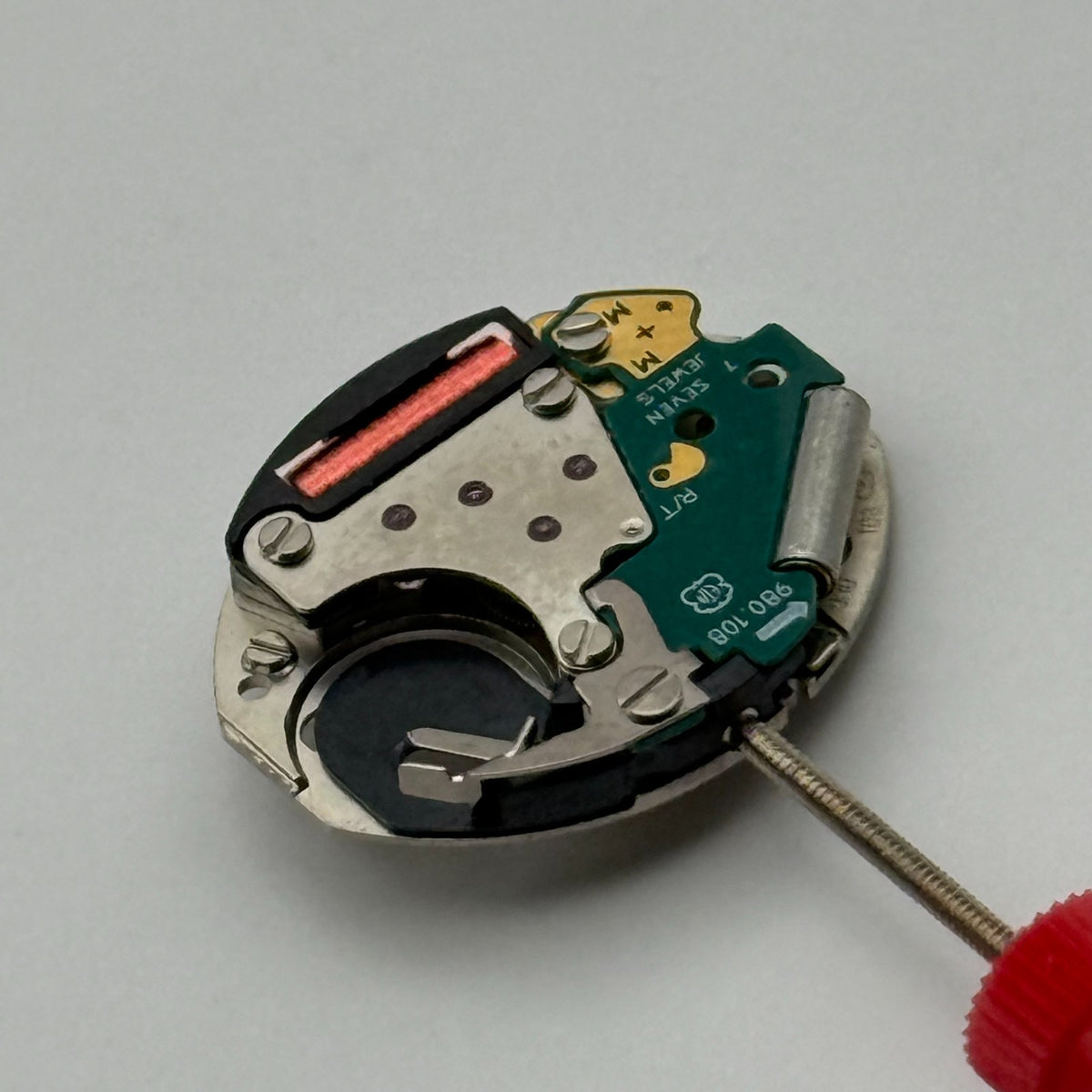 ETA 980.108 Watch Movement Running Quartz 7Jewels Swiss Parts Repair Spares 13mm