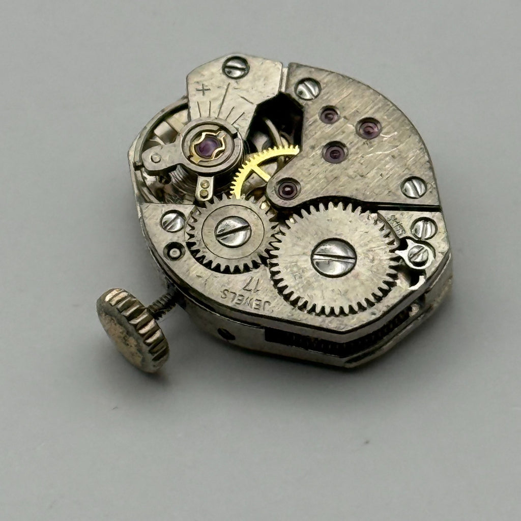 FEF 6662 Watch Movement Worcester 17Jewels Swiss Manual Wind Parts Repair 15.3mm