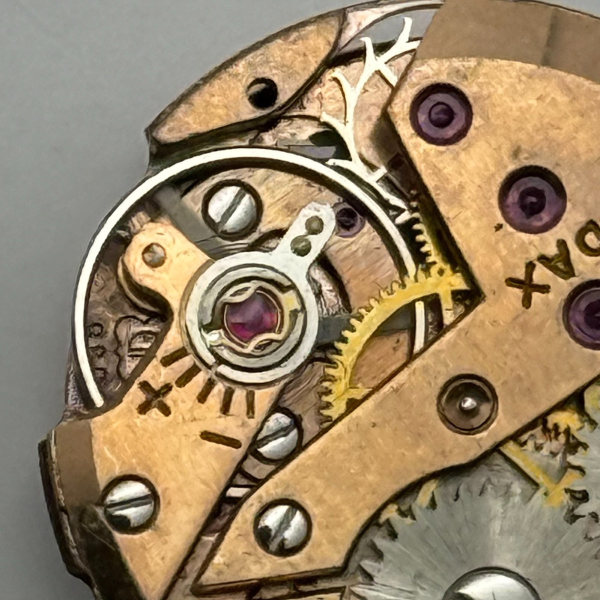 ETA 980 Watch Movement Running Audax Fortis Swiss 15J Manual Wind Parts 19.7mm