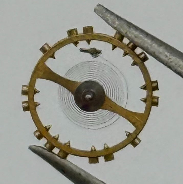 Femga 45 Balance Wheel Complete And Spring 5½’’’ 1006 M Watch Movement Parts NOS