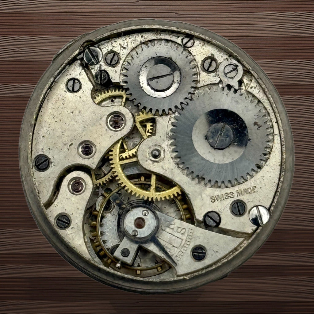 Borgel Trench Watch Movement - Sub Seconds - For Parts / Repair - 26.4mm
