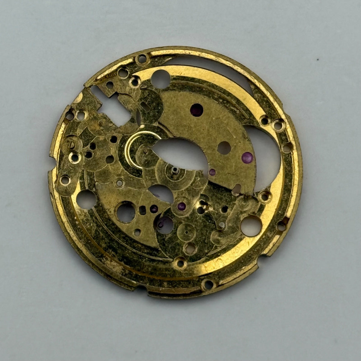 ETA 2801-1 ST Watch Movement - Main Plate - For Parts / Repair - 25.9mm