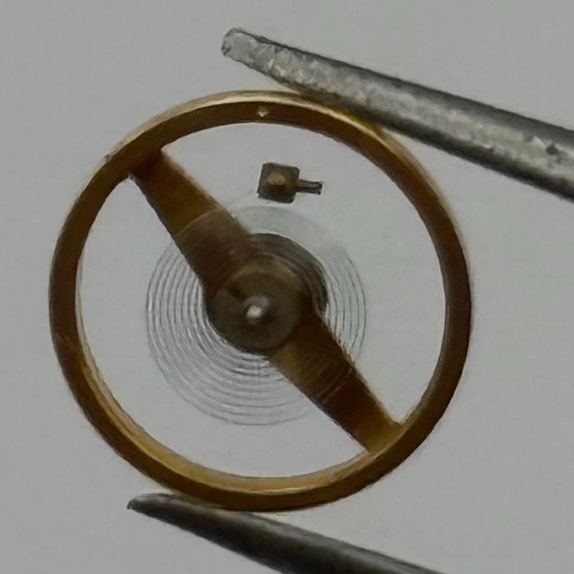 Ebosa 86 87 Balance Wheel Complete And Spring 8¾’’’ 3725 /2 Watch Movement Parts