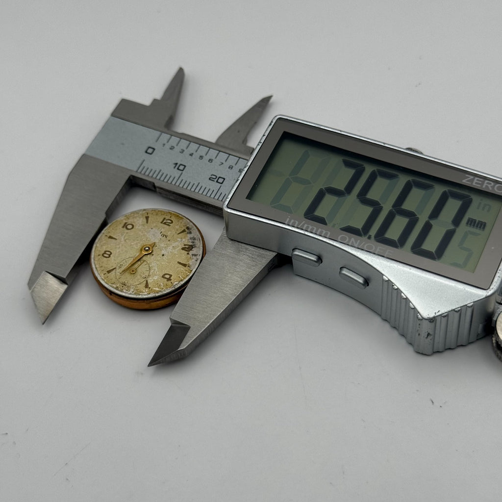 Audaux 180 Watch Movement - Running - For Parts / Repair - 25.6mm