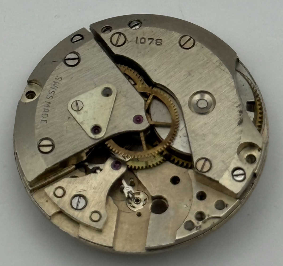 Larex Cal 1078 Watch Movement - For Parts / Repair - 23.6mm