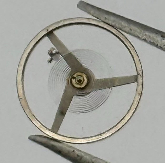Felsa 4020 4025 Balance Wheel Complete And Spring 1437 Watch Movement Parts NOS