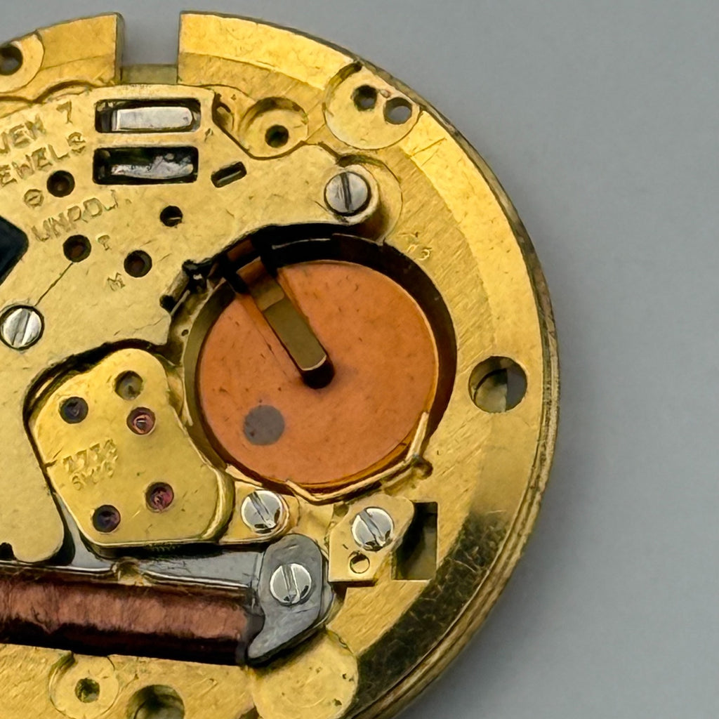 Ronda 7775 Watch Movement - Quartz 7 Jewels - For Parts / Repair - 23.8mm