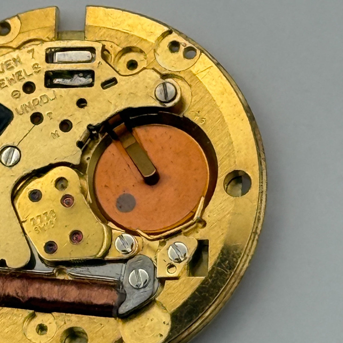Ronda 7775 Watch Movement - Quartz 7 Jewels - For Parts / Repair - 23.8mm