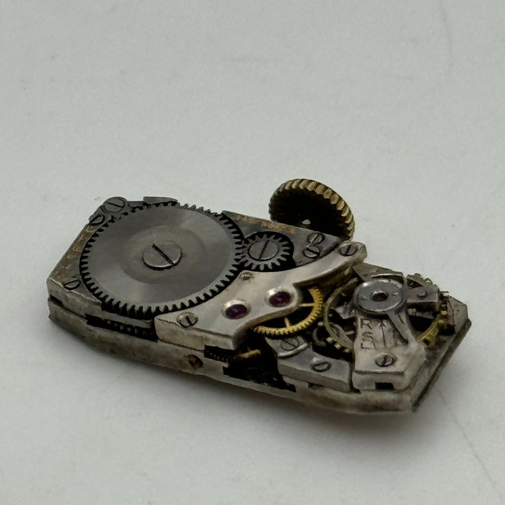 FHF Watch Movement Clarte Fab.Suisse Patent Running Ladies Manual Wind Parts 9mm