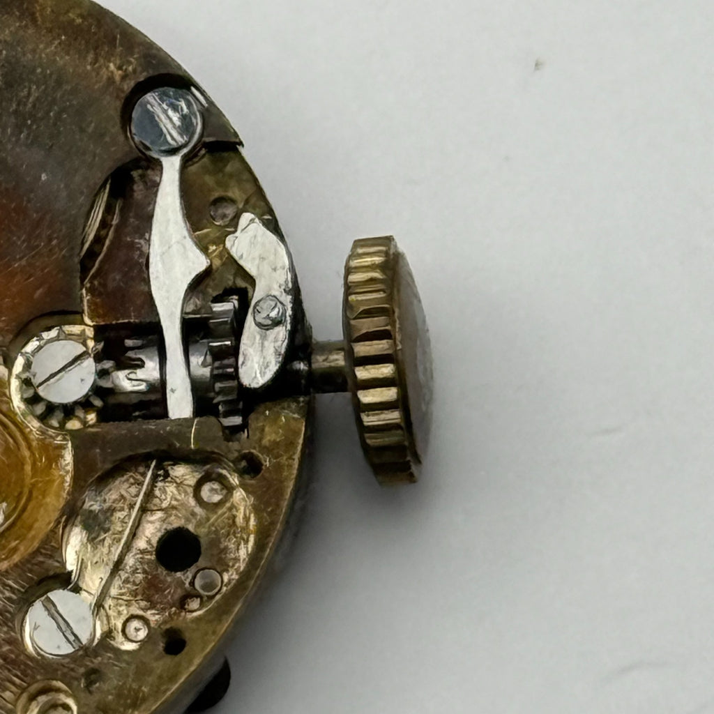Unidentified Watch Movement Running Swiss Made Manual Wind Parts Repair 23.6mm