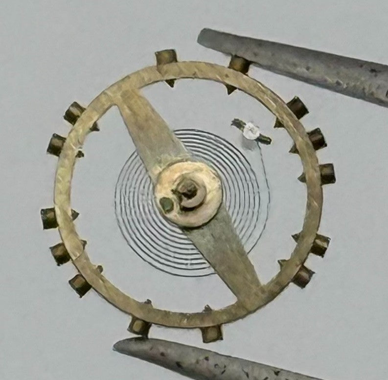 FEF 270 Balance Wheel Complete And Spring 5¼’’’ 173 M Watch Movement Parts NOS