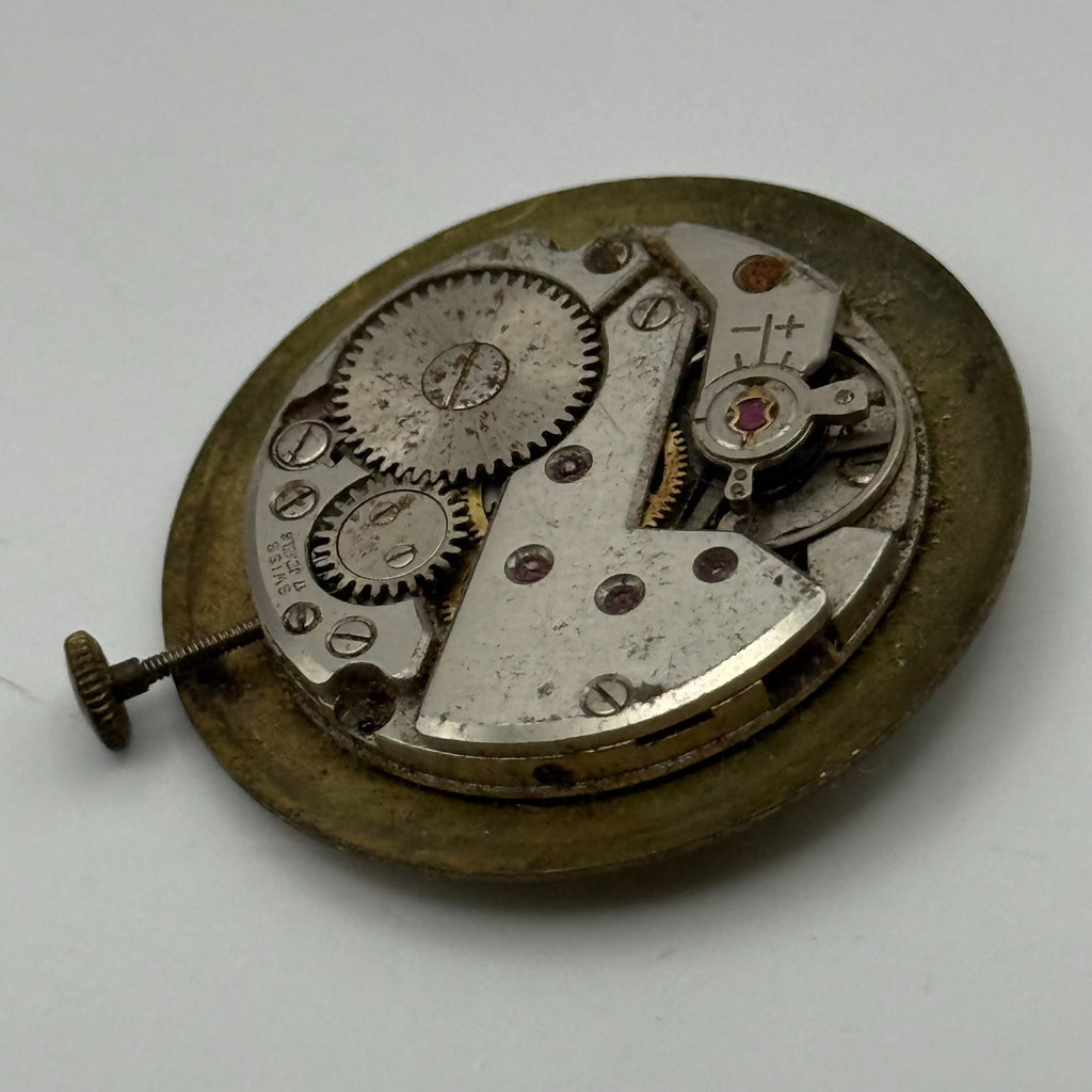 FHF 76 Watch Movement - Trident - For Parts / Repair - 23.5mm