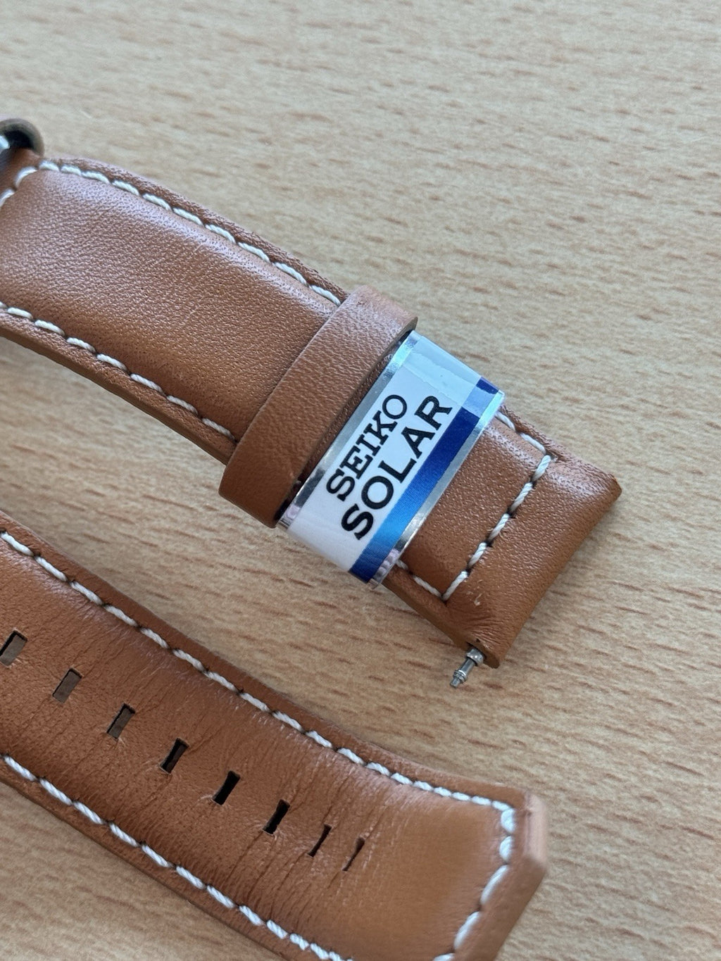 Seiko L088 H 21 Watch Strap - 21mm - Brown - Silver - For Seiko Prospex SSC081