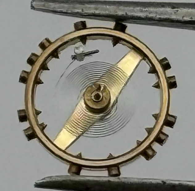 AS 976 1012 Balance Wheel Complete And Spring Renata 532 M Watch Movement Parts