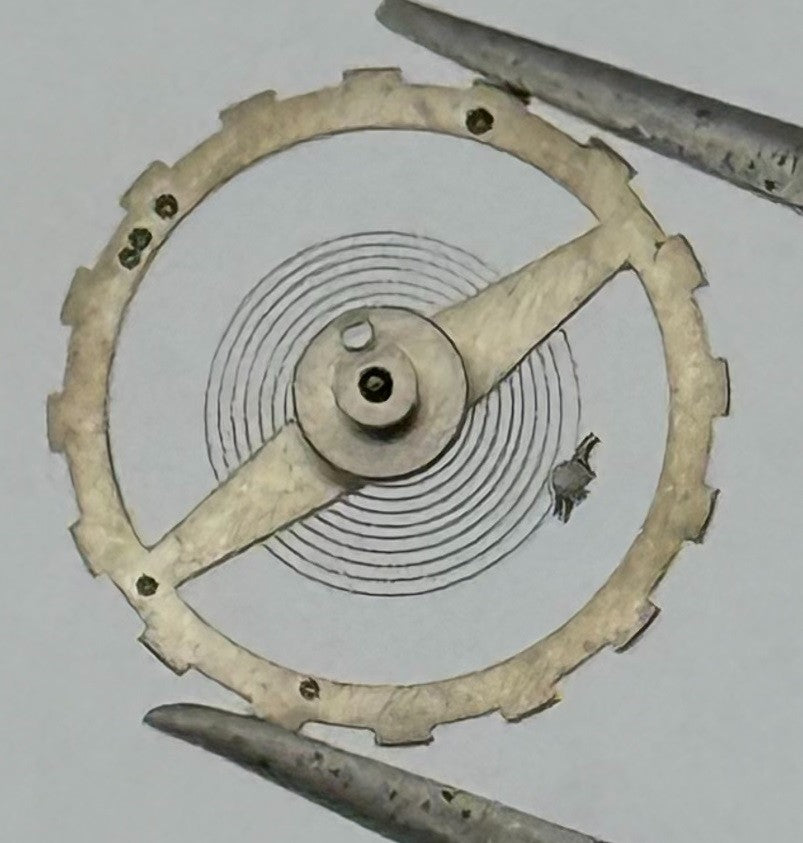 Ebosa 22 Balance Wheel Complete And Spring 11½’’’ 227 Watch Movement Parts NOS