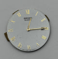 Seiko 7N20-6161 Watch Dial White Japan Vintage Spare Parts Repair 26.4mm