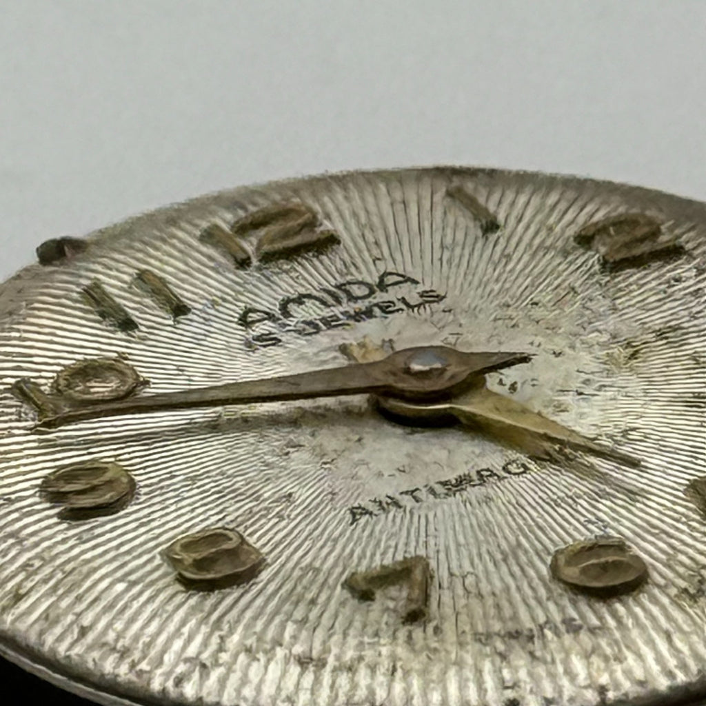 Amida 585 Watch Movement 15 Jewels Swiss Manual Wind Vintage Parts Repair 18.3mm
