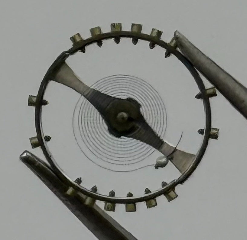 Cyma 814 Balance Wheel Complete And Spring 8¾’’’  98 Watch Movement Parts NOS