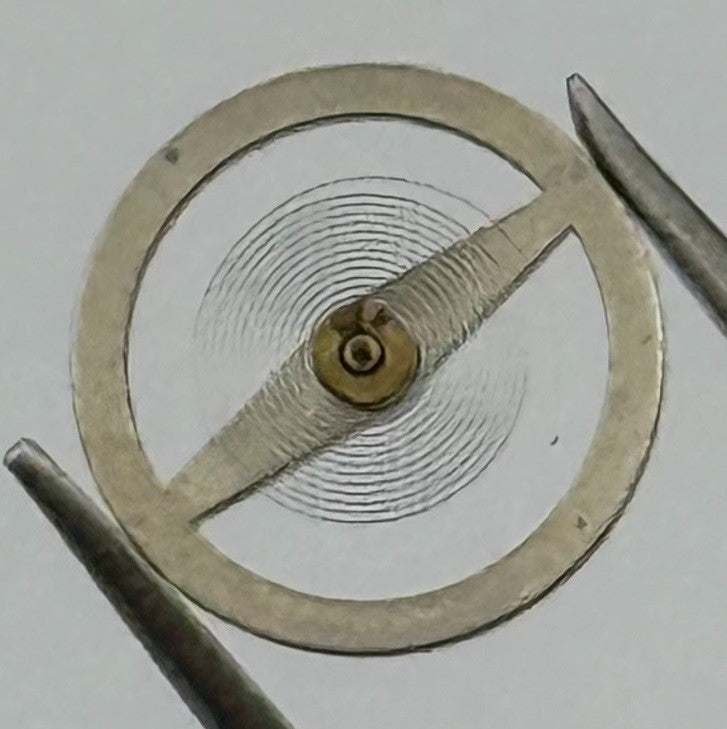 BFG 34 PL Balance Wheel Complete And Spring Renata 59 Watch Movement Parts NOS