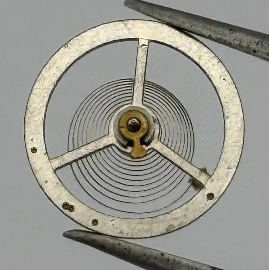 Brac 180 Balance Wheel Complete And Spring 12’’’ Pour Watch Movement Parts NOS
