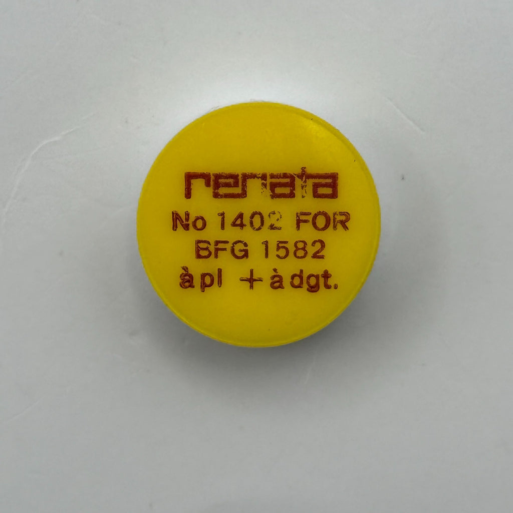 BFG 1582 Balance Wheel Complete And Spring Renata 1402 Watch Movement Parts NOS