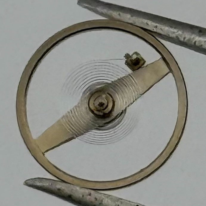 MST 378 Balance Wheel Complete And Spring 6¾’’’ 589 Watch Movement Parts NOS