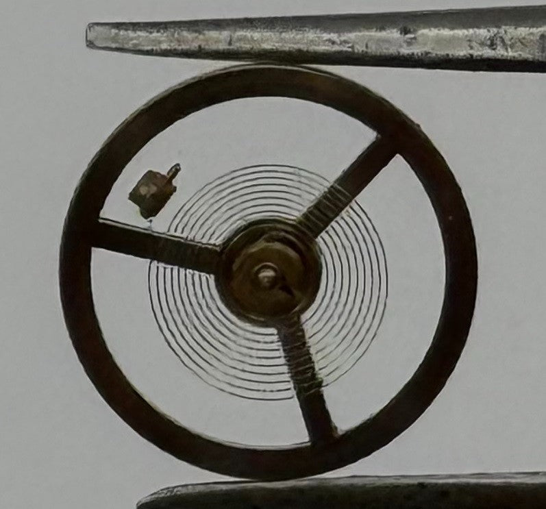 EB 1590 Balance Wheel Complete And Spring Renata Watch Movement Parts NOS