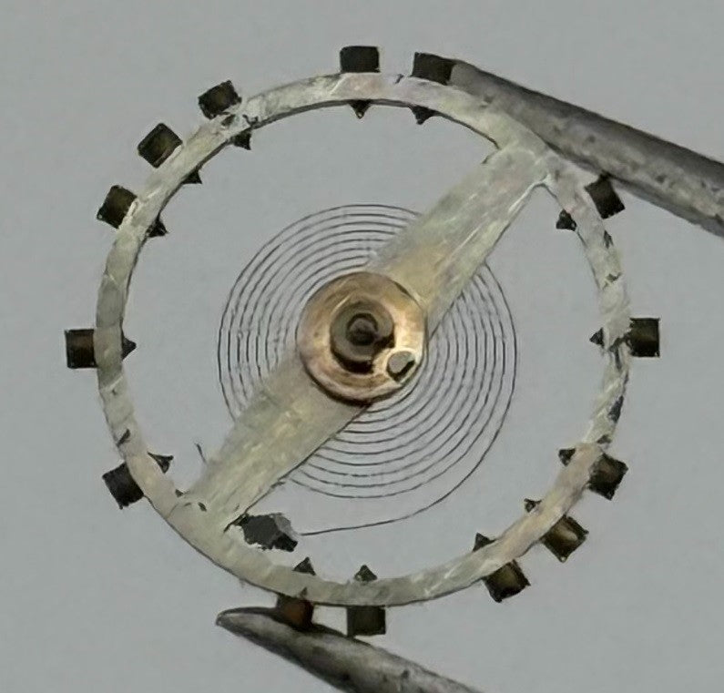 ETA 790 Balance Wheel Complete And Spring 8¾’’’ 146 Watch Movement Parts NOS