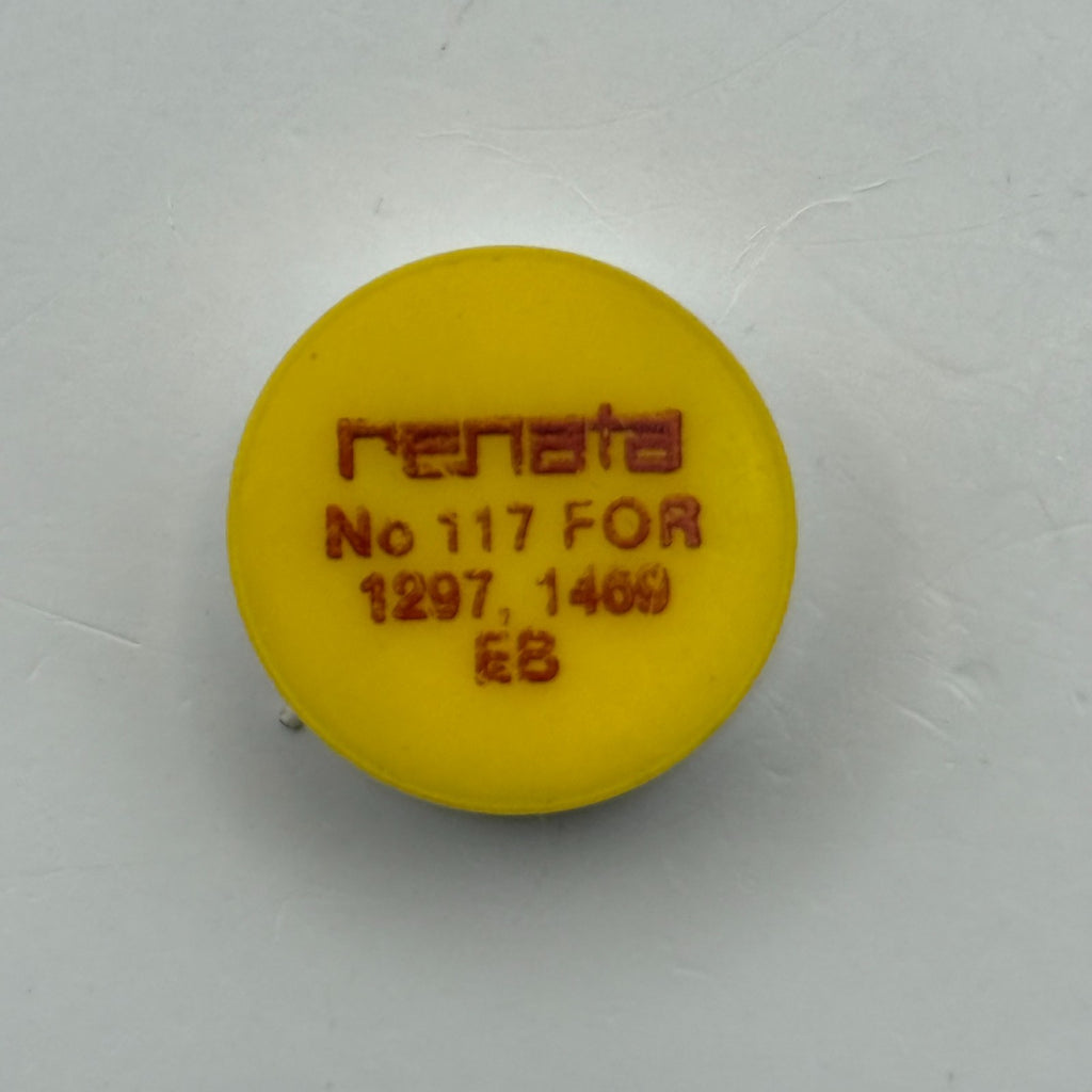 EB 1297 1469 Balance Wheel Complete And Spring Renata 117 Watch Movement Parts