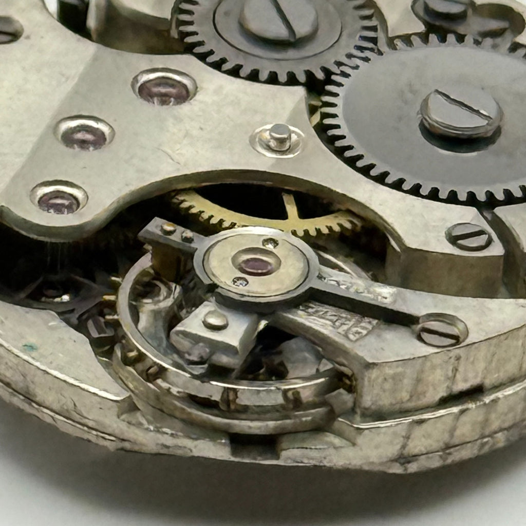 Unidentified Watch Movement Swiss Manual Wind Vintage Parts Repair 23.6mm
