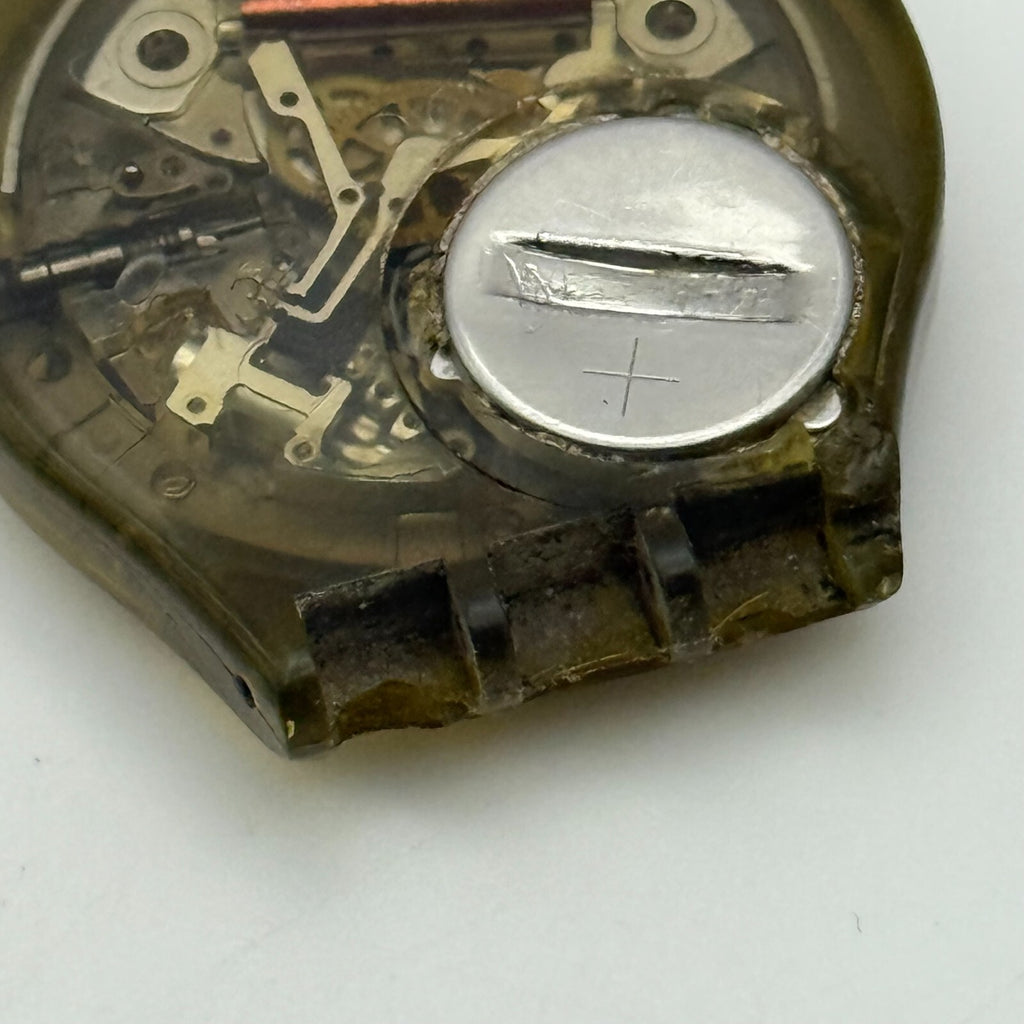33mm Vintage 1992 Swatch Screw Driver 24 Hour Quartz Watch UNTESTED PARTS REPAIR
