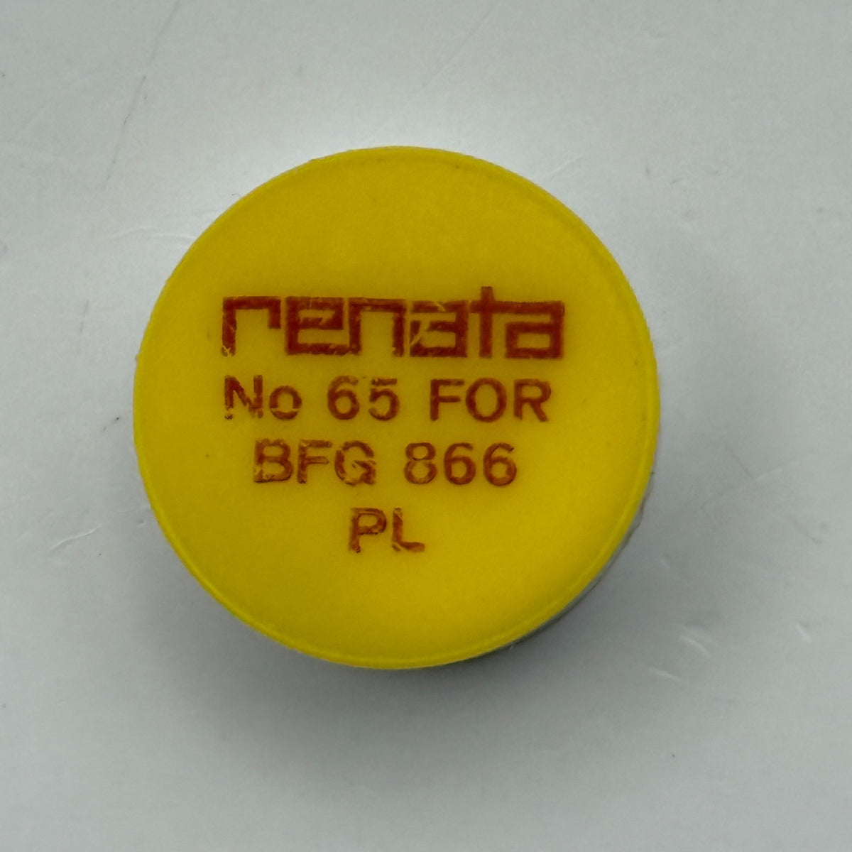 BFG 866 Balance Wheel Complete And Spring Renata 65 Watch Movement Parts NOS