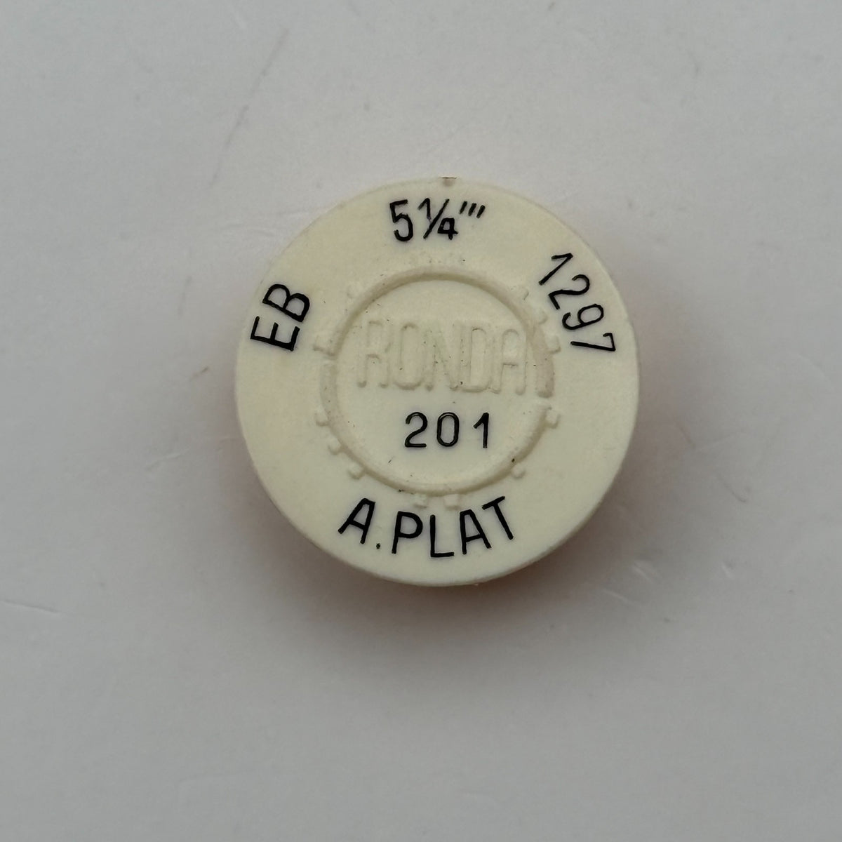 EB 1297 Balance Wheel Complete And Spring 5¼’’’ 201 Watch Movement Parts NOS