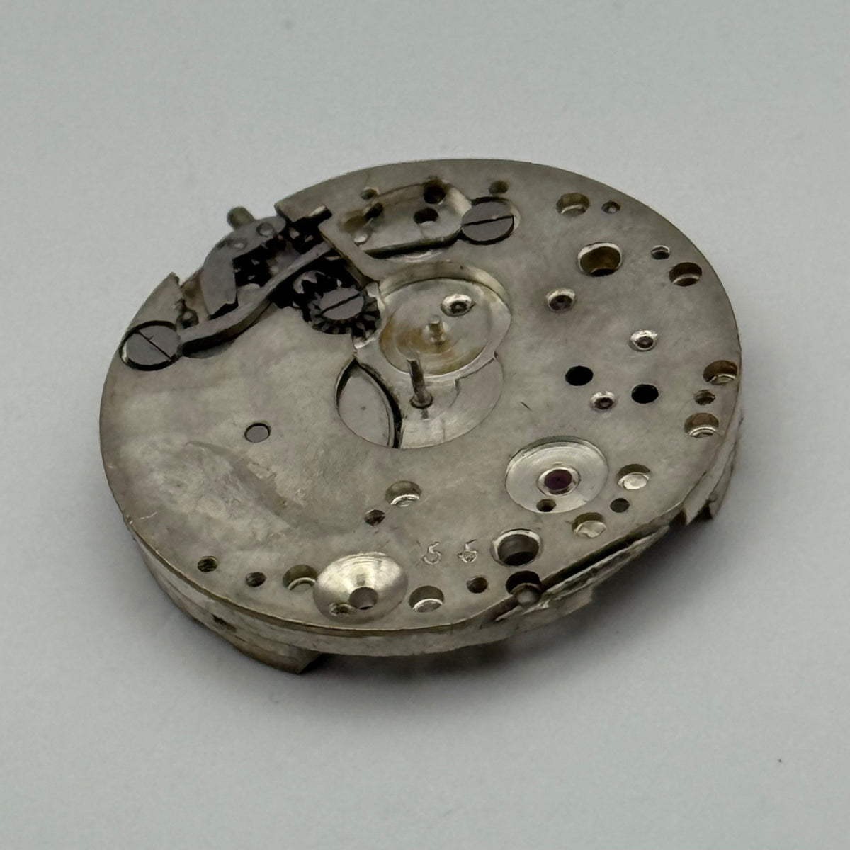 Rolex Genex Veriflat 15 Rubies Watch Movement - For Parts / Repair - 23.6mm