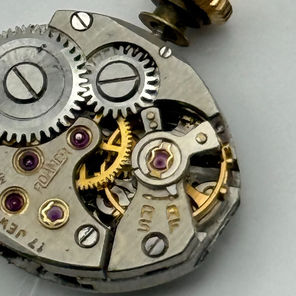 MST 389 Watch Movement Running Roamer 17 Jewels Manual Wind Parts Repair 13.1mm
