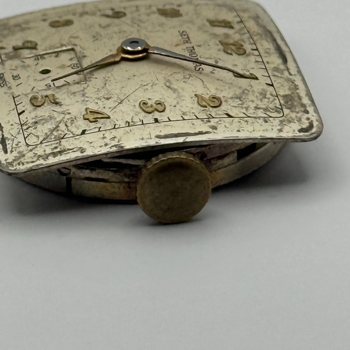 Seth Thomas 001 Watch Movement D247 Running RARE Manual Wind Parts 23.6mm