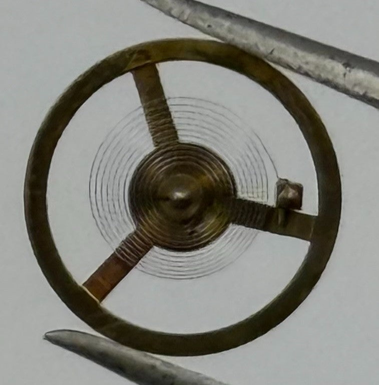 Rego 311 Balance Wheel Complete And Spring 8¾’’’ 706 Watch Movement Parts NOS