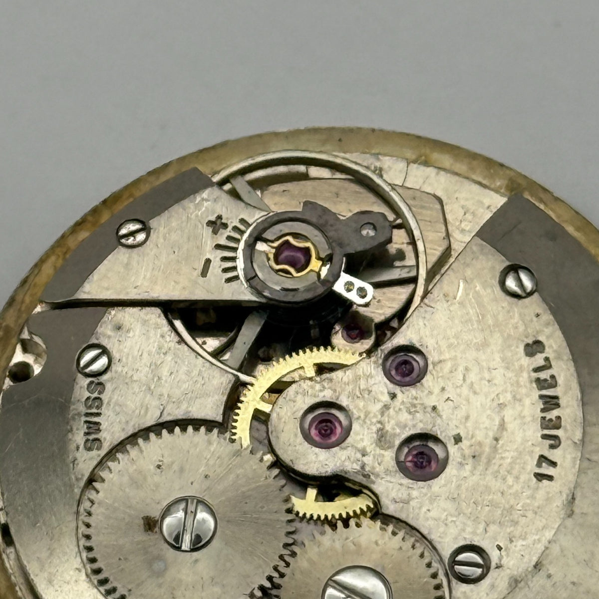 AS 1702/03 Watch Movement A. Schild 1702/03 Date Rotary Swiss Parts 25.9mm